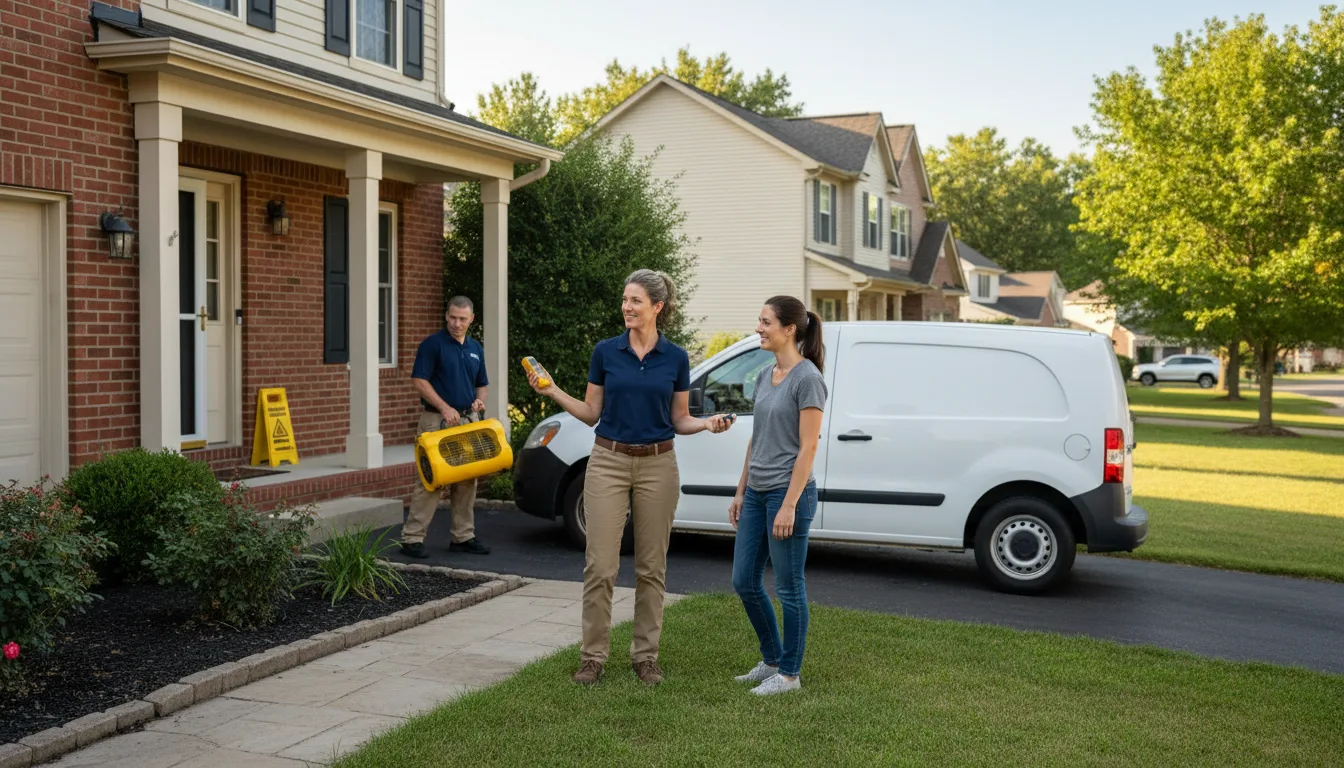 Water restoration image for Fire And Smoke Damage Restoration in Leonidas, MI